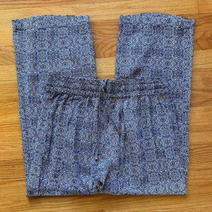 Boho Patterned Stretchy Pants- Medium